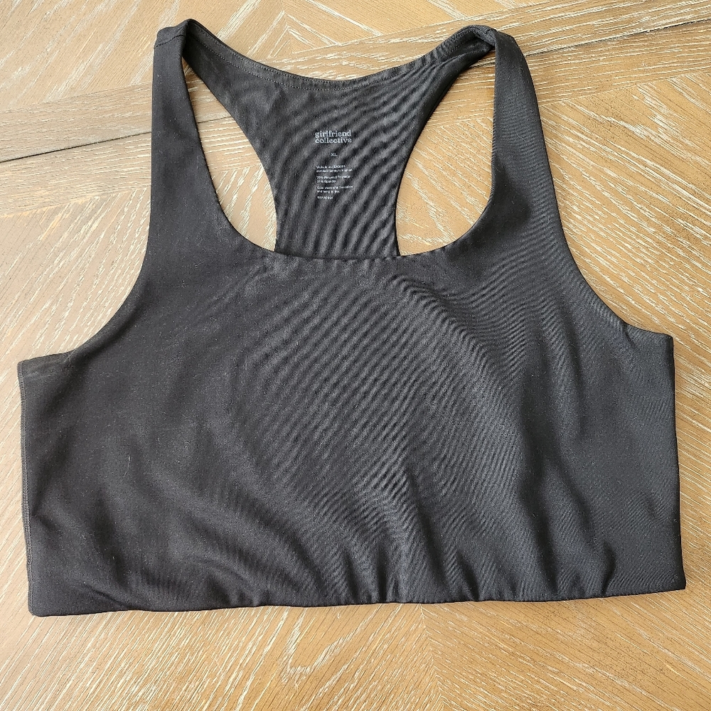 Girlfriend Collective black Paloma bra, XL